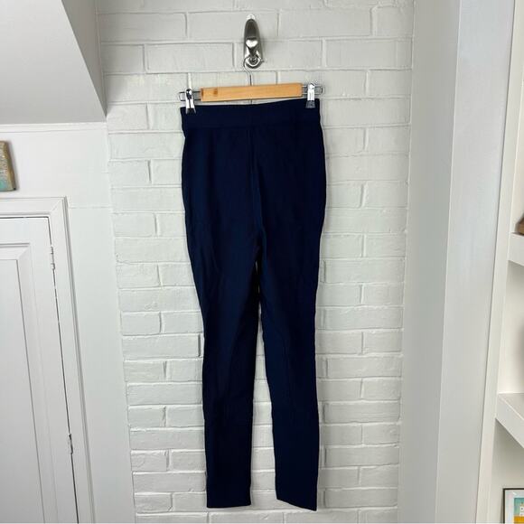 American Apparel Navy High Rise Ribbed Riding Pants Size S - Picture 12 of 12